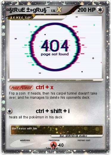 Pokemon ¤§tRuE ±»gRu§¯