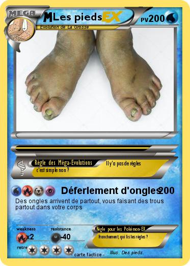 Pokemon Les pieds