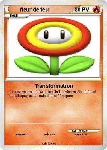 Pokemon fleur de feu