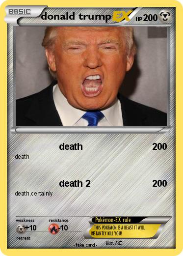 Pokemon donald trump