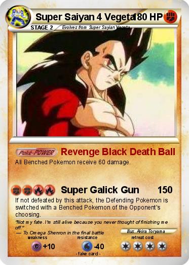 Pokemon Super Saiyan 4 Vegeta