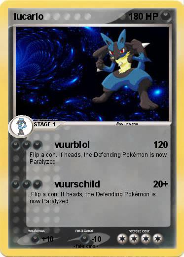 Pokemon lucario