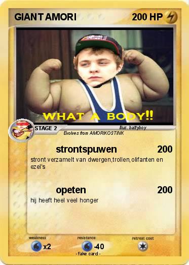 Pokemon GIANT AMORI