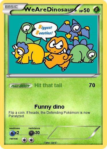 Pokemon WeAreDinosaurs