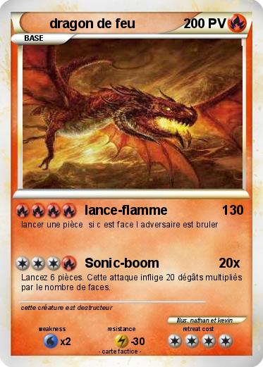 Pokemon dragon de feu