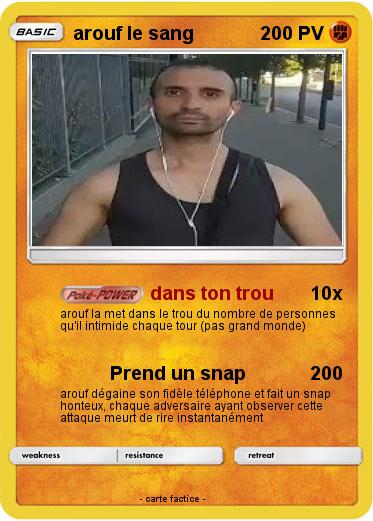 Pokemon arouf le sang