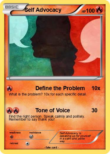 Pokemon Self Advocacy