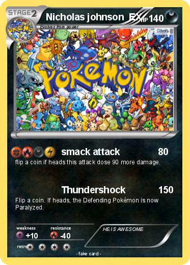 Pokemon Nicholas johnson  EX