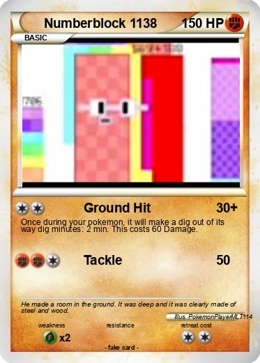 Pokemon Numberblock 1138