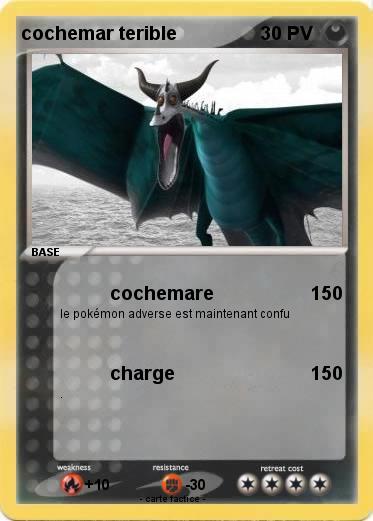 Pokemon cochemar terible