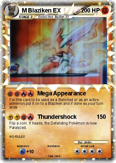 Pokemon M Blaziken EX