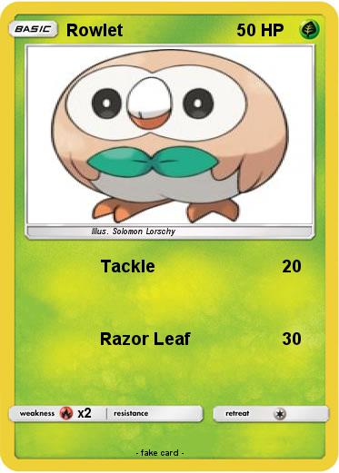 Pokemon Rowlet
