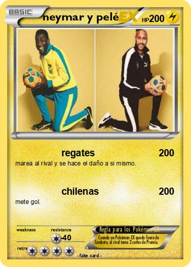 Pokemon neymar y pelé
