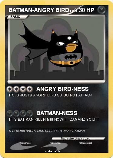 Pokemon BATMAN-ANGRY BIRD