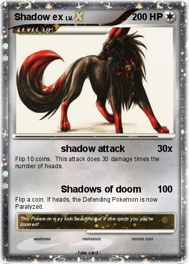 Pokemon Shadow ex