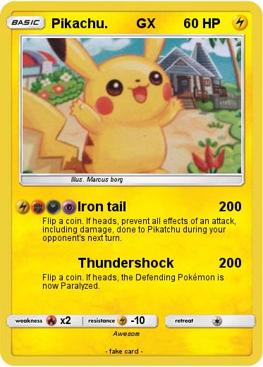 Pokemon Pikachu.        GX