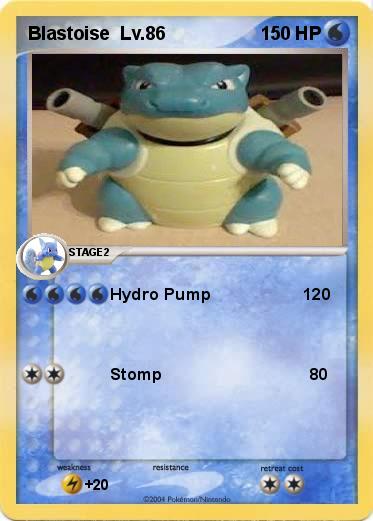 Pokemon Blastoise  Lv.86