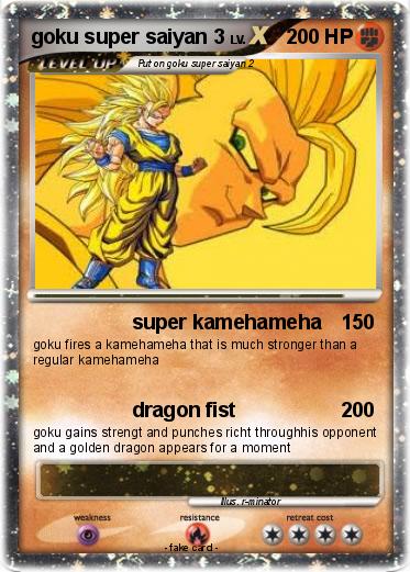 Pokemon goku super saiyan 3