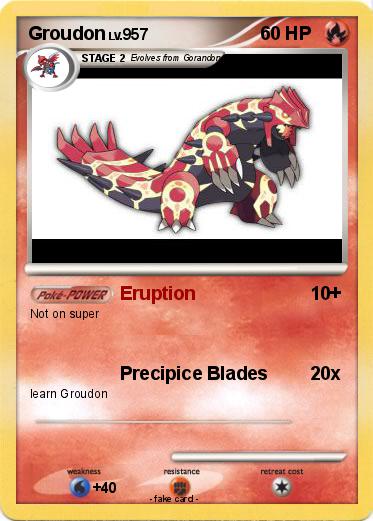 Pokemon Groudon