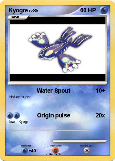 Pokemon Kyogre