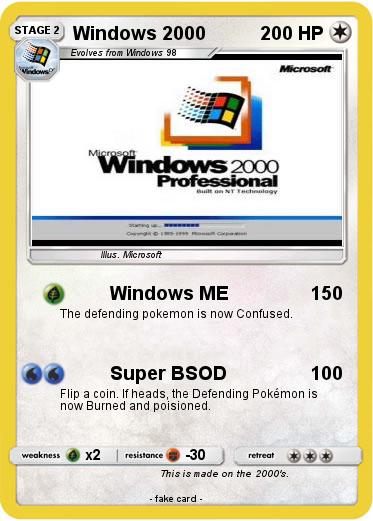 Pokemon Windows 2000