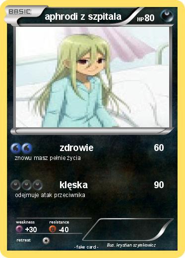 Pokemon aphrodi z szpitala