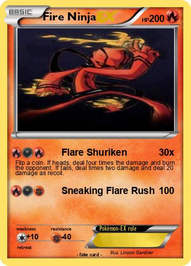 Pokemon Fire Ninja