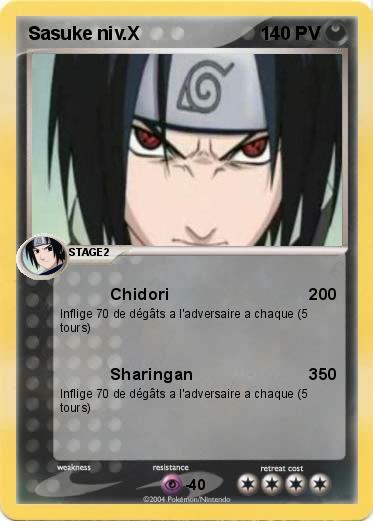 Pokemon Sasuke niv.X