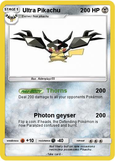 Pokemon Ultra Pikachu