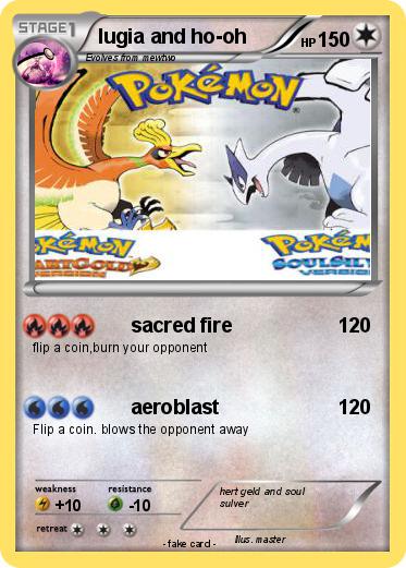 Pokemon lugia and ho-oh