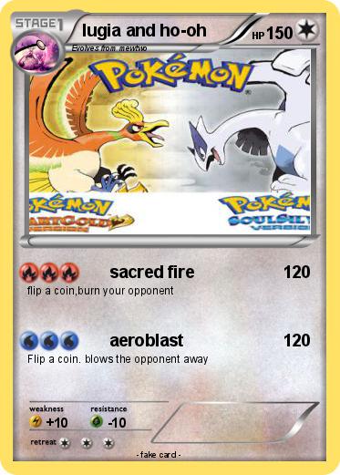 Pokemon lugia and ho-oh