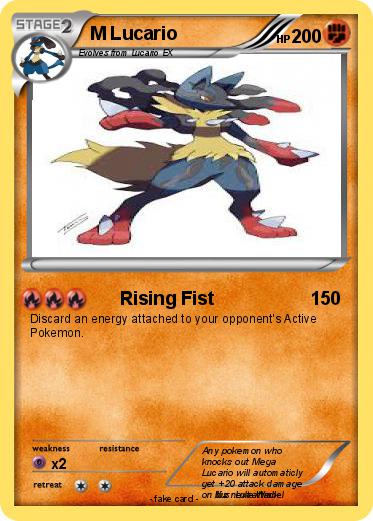 Pokemon M Lucario