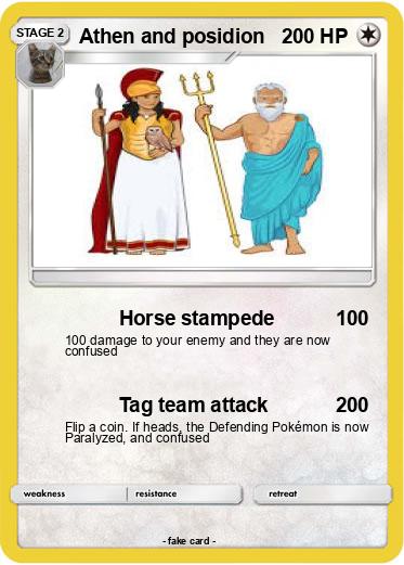 Pokemon Athen and posidion