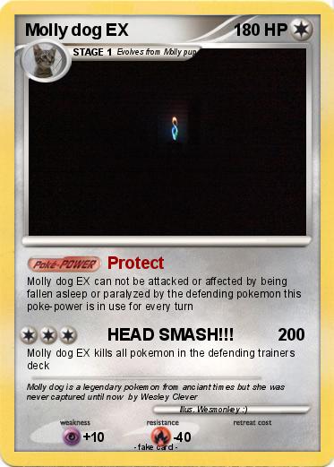 Pokemon Molly dog EX