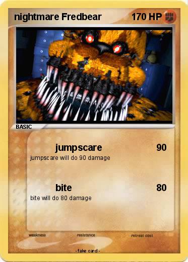 Pokemon nightmare Fredbear