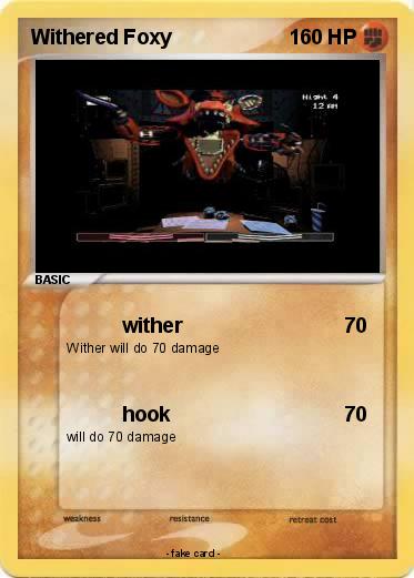 Pokemon Withered Foxy