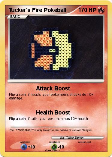 Pokemon Tucker's Fire Pokeball