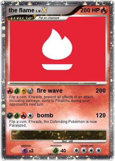 Pokemon the flame