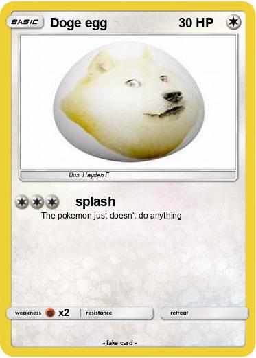 Pokemon Doge egg