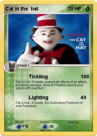 Pokemon Cat in the  hat