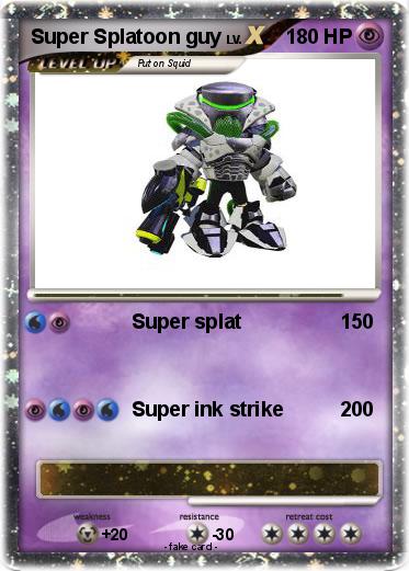 Pokemon Super Splatoon guy