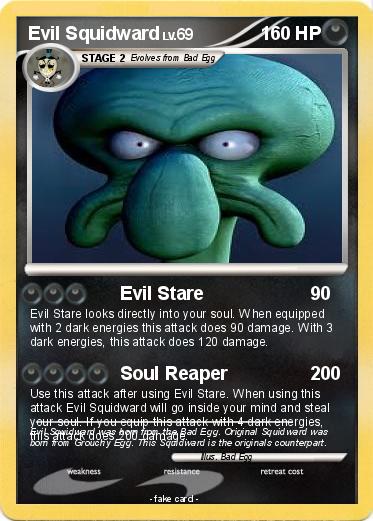Pokemon Evil Squidward