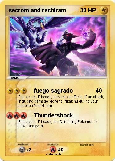 Pokemon secrom and rechiram