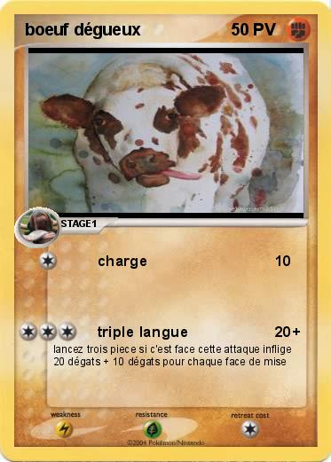 Pokemon boeuf dégueux