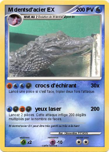Pokemon M dentsd'acier EX