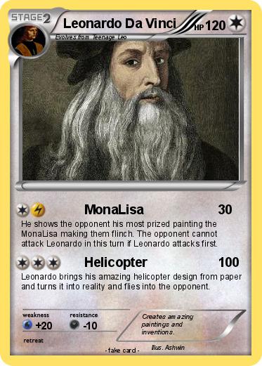 Pokemon Leonardo Da Vinci