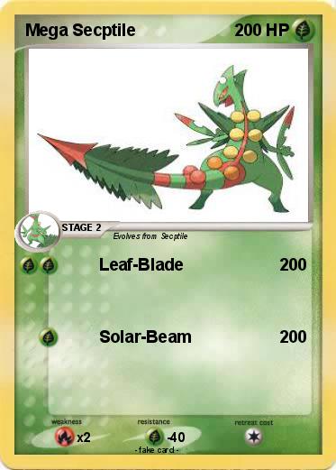 Pokemon Mega Secptile