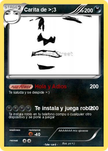 Pokemon Carita de >;3