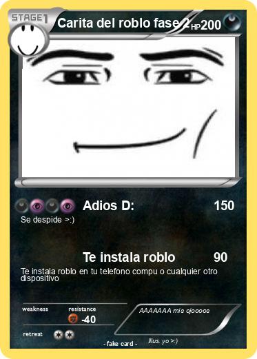 Pokemon Carita del roblo fase 2