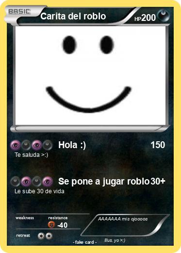 Pokemon Carita del roblo